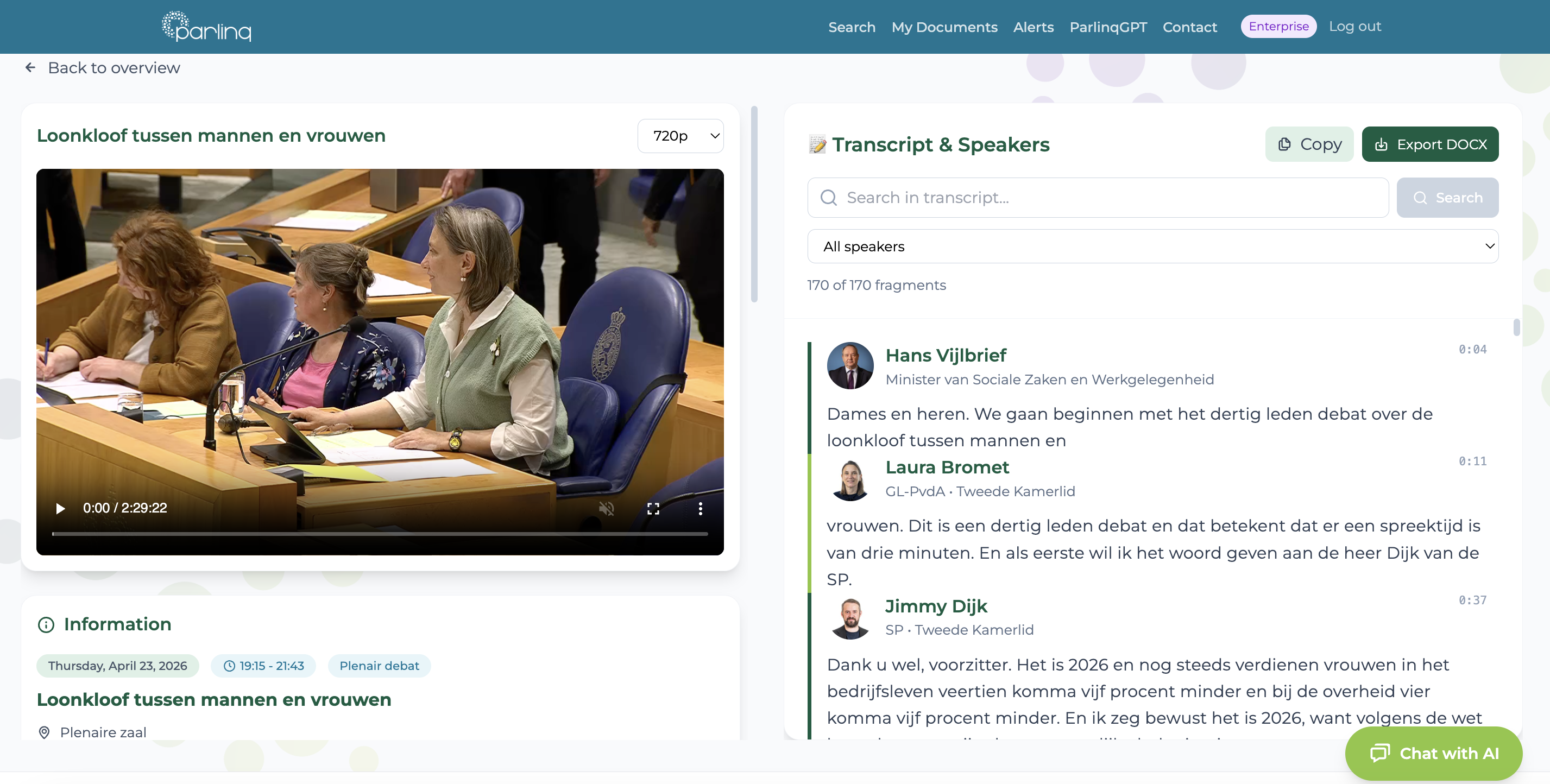 4. Follow Debates Live
